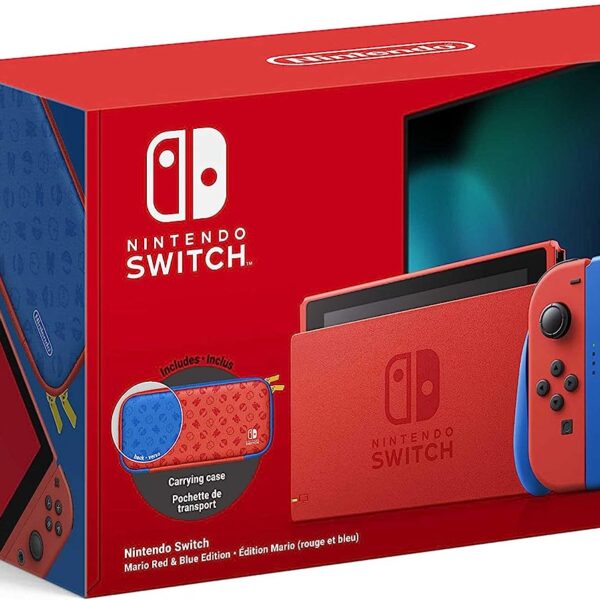 Nintendo Switch Konsole Mario Edition Rot/Blau